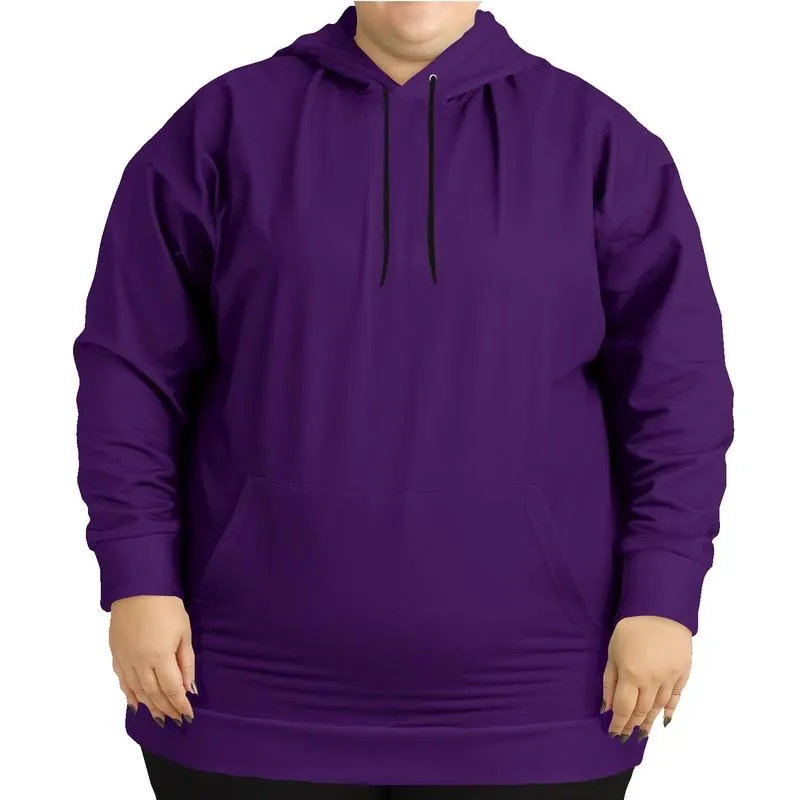 Royal Purple Hoodie | Unisex | with PLUS sizes | Medium Dark Pure Violet | C75M100Y0K60
