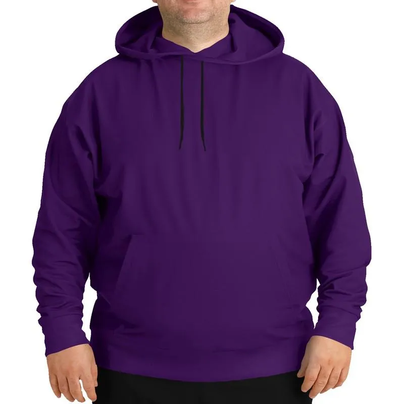 Royal Purple Hoodie | Unisex | with PLUS sizes | Medium Dark Pure Violet | C75M100Y0K60
