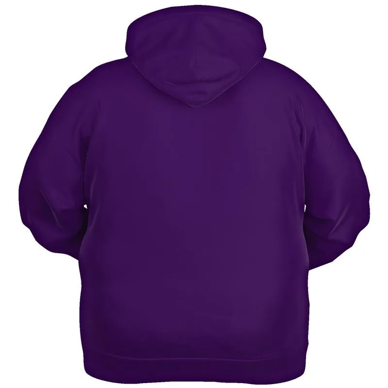 Royal Purple Hoodie | Unisex | with PLUS sizes | Medium Dark Pure Violet | C75M100Y0K60