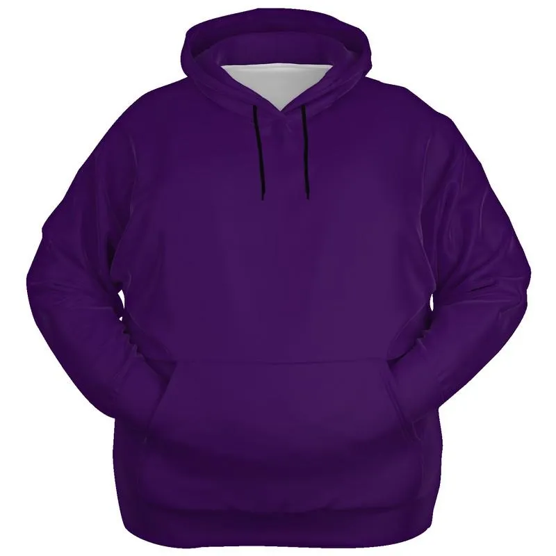 Royal Purple Hoodie | Unisex | with PLUS sizes | Medium Dark Pure Violet | C75M100Y0K60