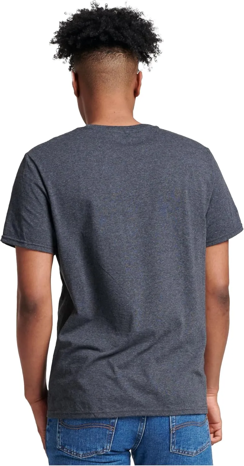 Russell Athletic Men's Dri-Power Cotton Blend Short Sleeve Tees, Moisture Wicking, Odor Protection, UPF 30 , Sizes S-4x