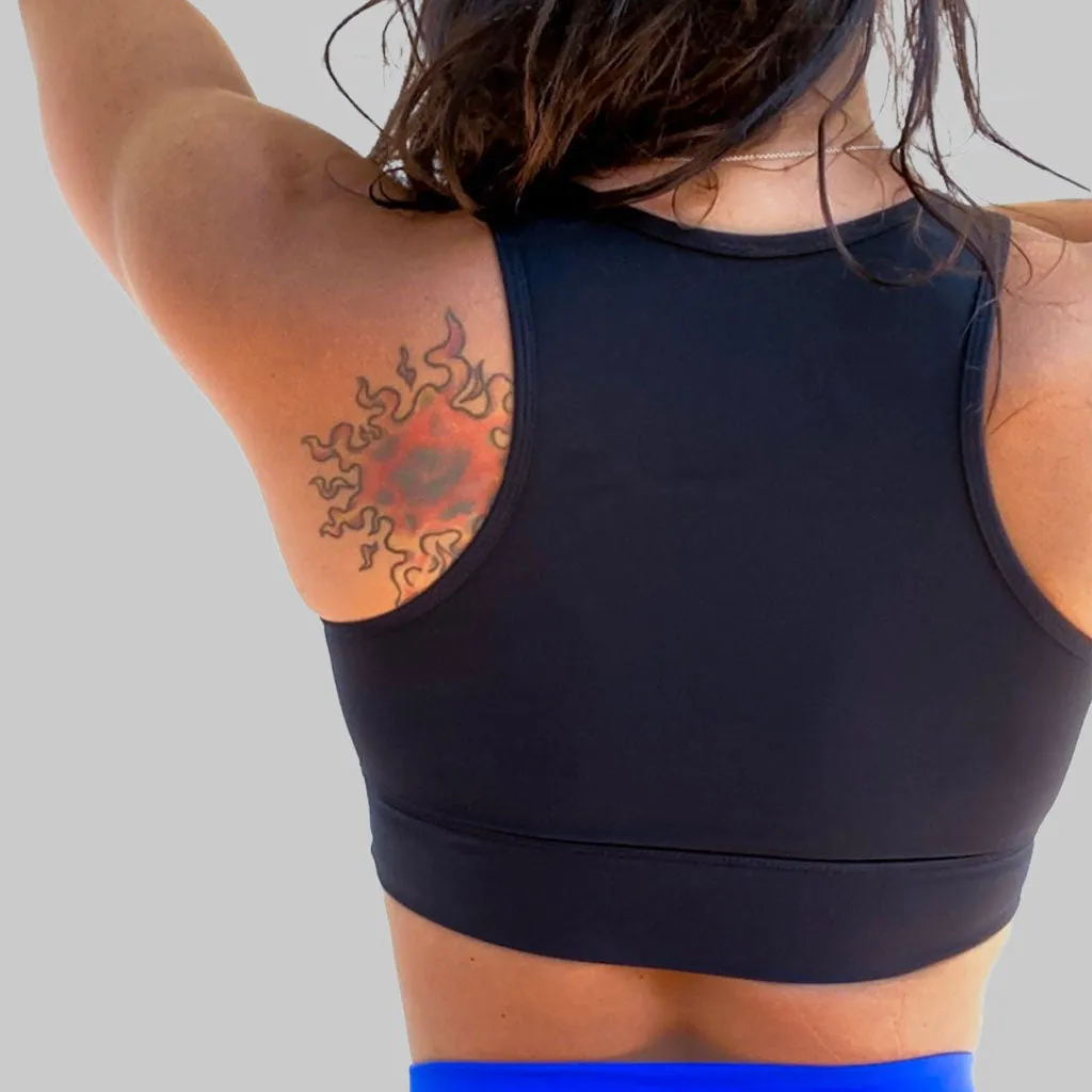 Salty Savage Ladies “Fuck Off” Peekaboo Sports Bra | Cocoa Beach Performance