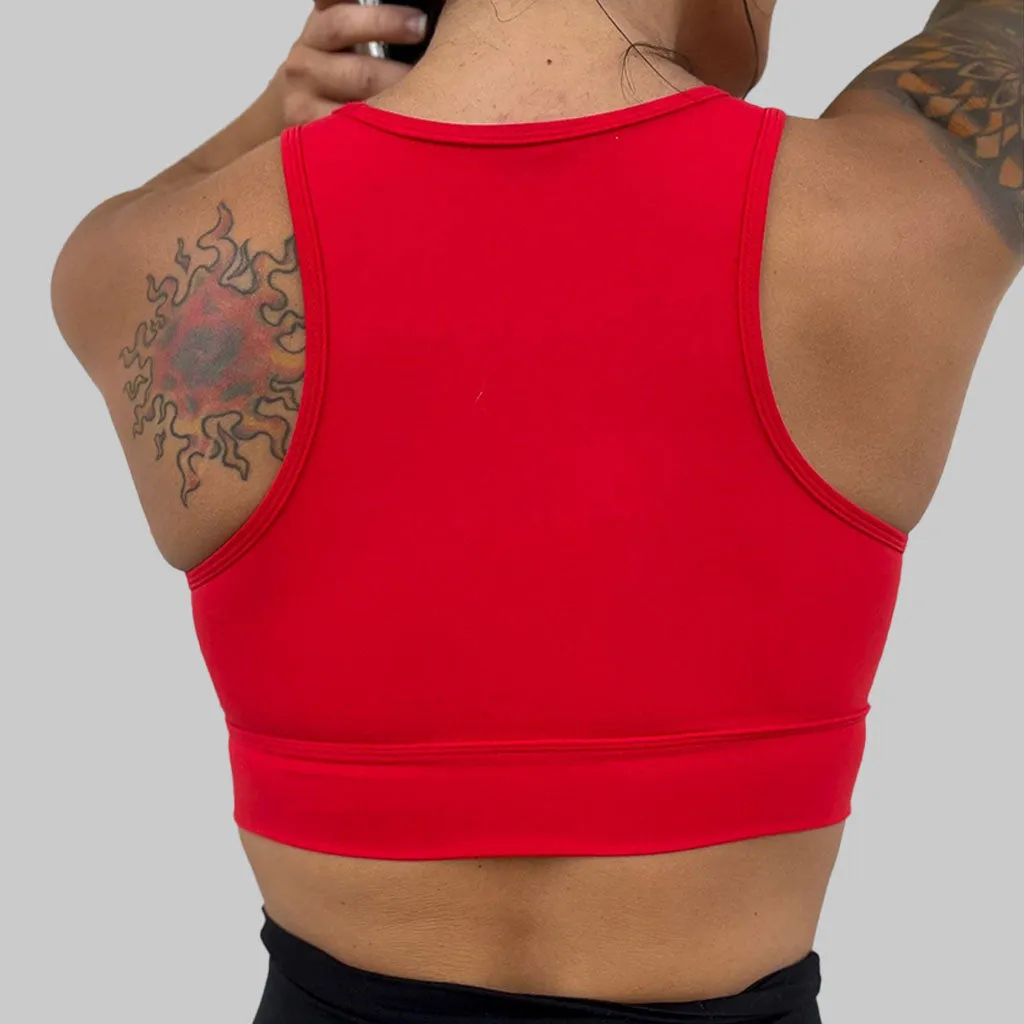 Salty Savage Ladies “Fuck Off” Peekaboo Sports Bra | Cocoa Beach Performance