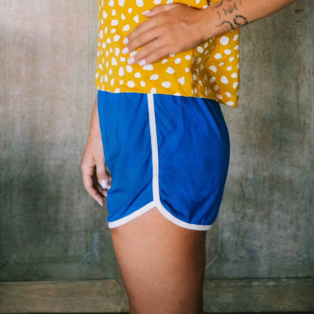 Seaside Runner Shorts- Sea Blue