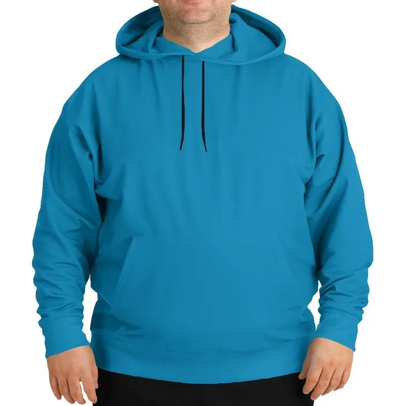 Shaded Cyan Hoodie | Unisex | with PLUS sizes | C100M0Y0K30