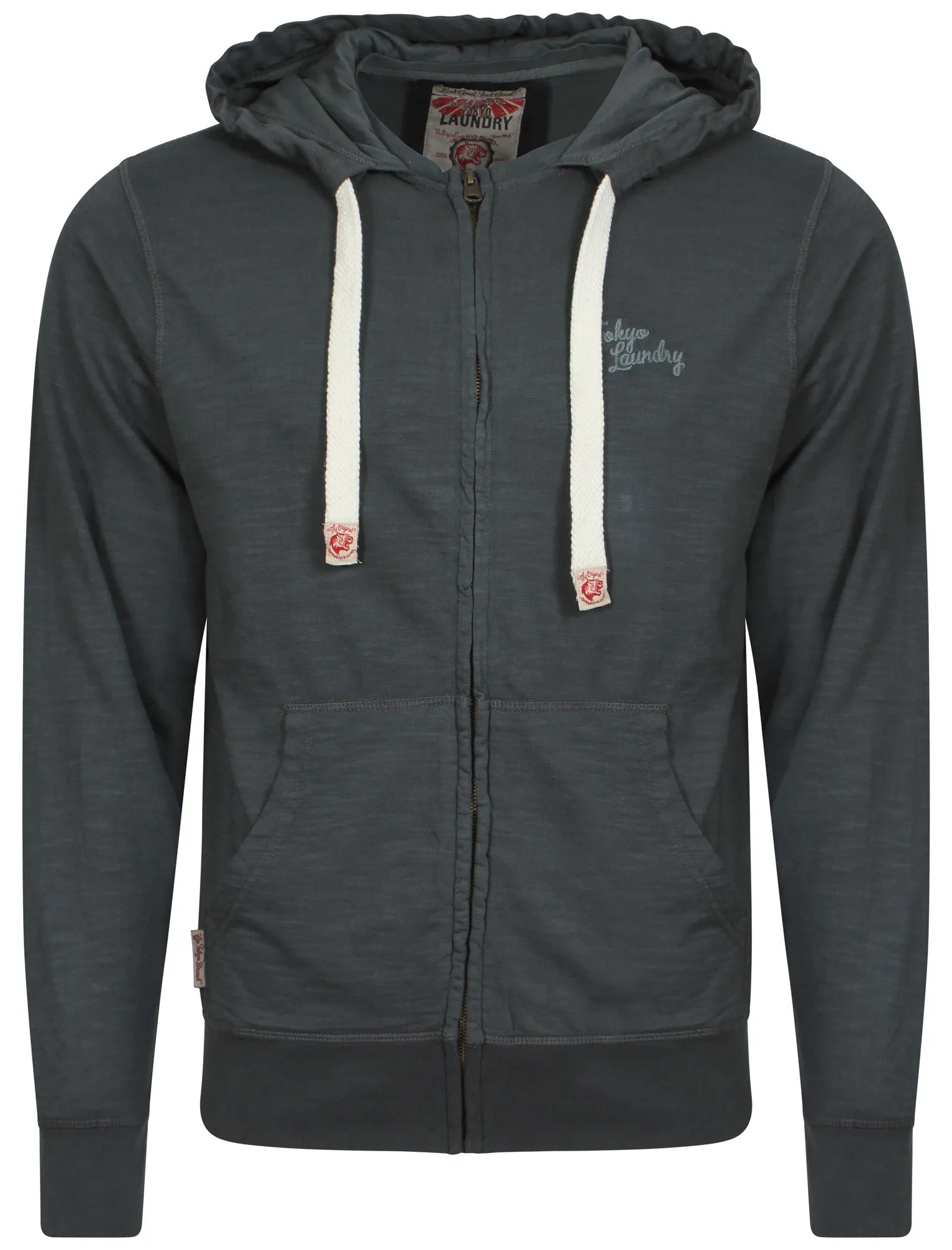 Tokyo Laundry Oslo Peak charcoal hoodie