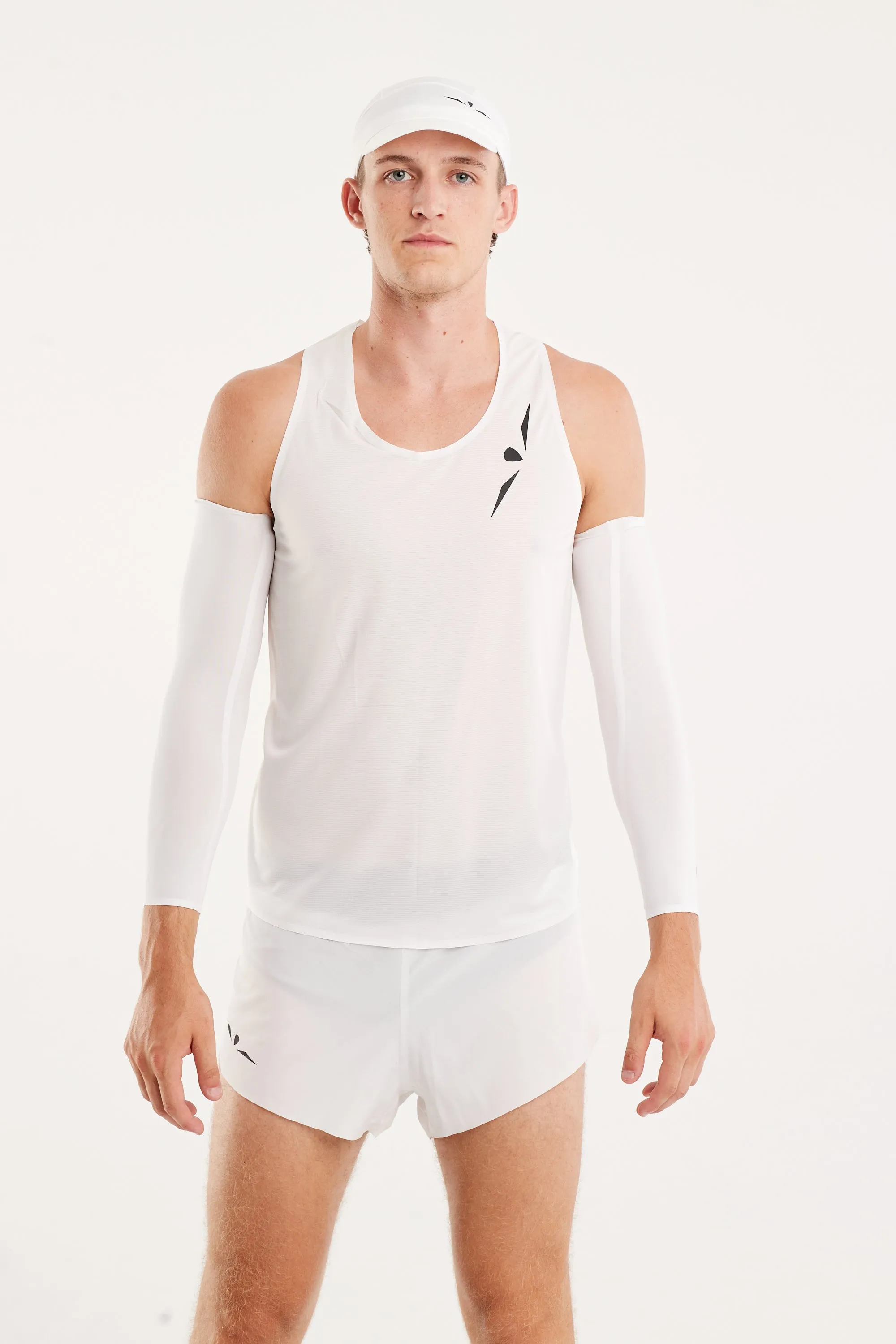 Uglow Men's Road Vest Micro Mesh - White