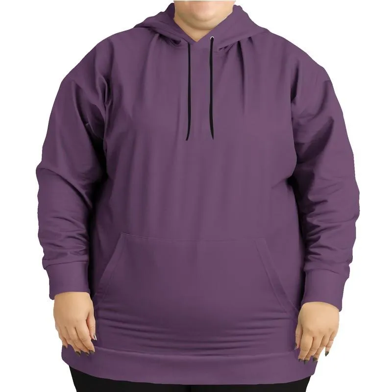 Vintage Purple Hoodie | Unisex | with PLUS sizes | Medium Dark Pastel Purple | C30M60Y0K60