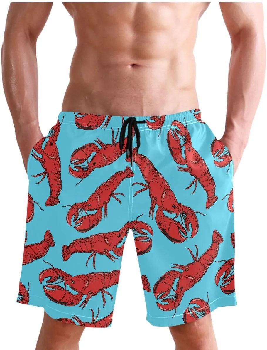 Wamika Men's Beach Shorts Swim Trunks Quick Dry Men Casual Board Shorts with Pockets M-XXL