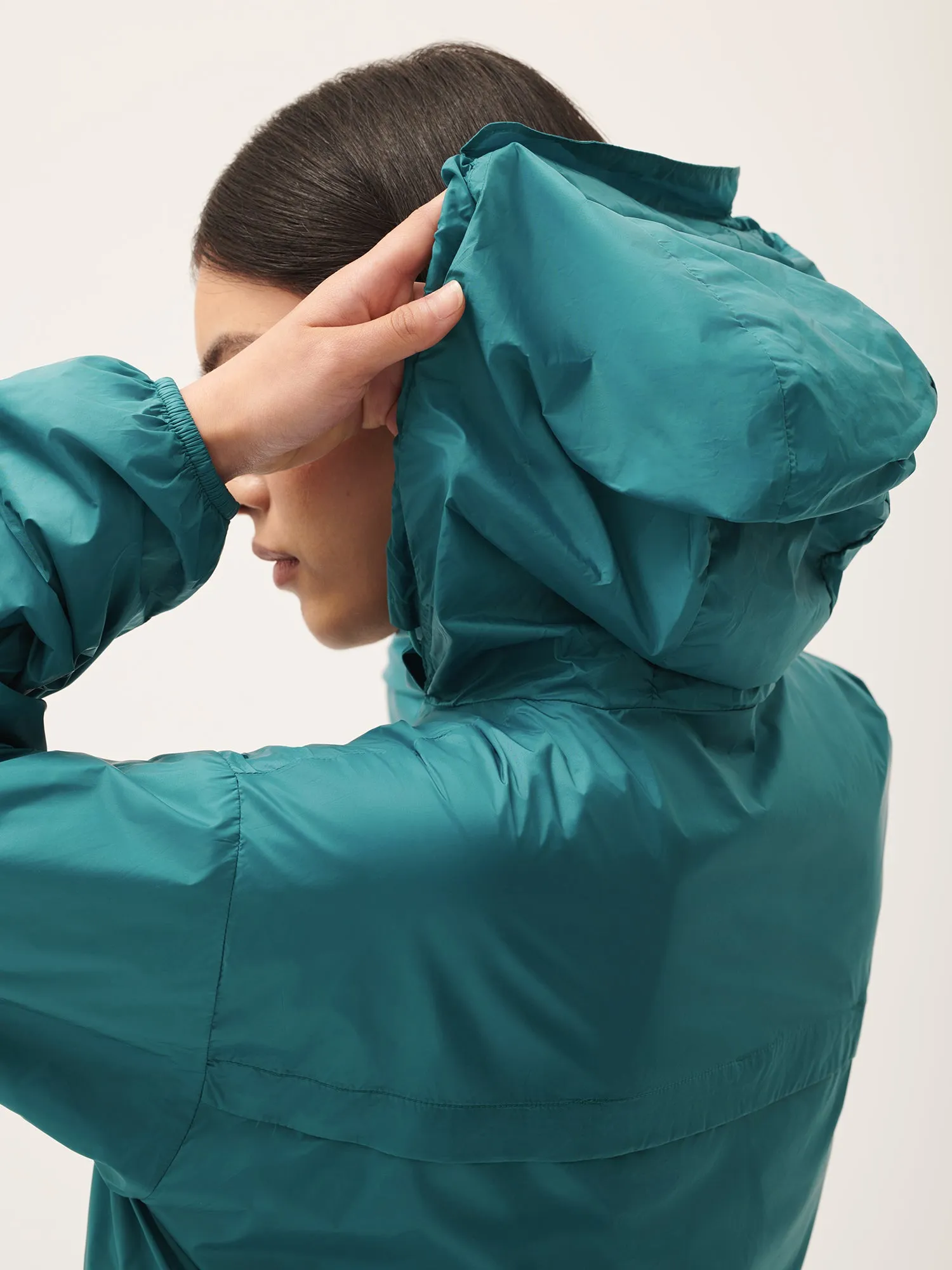 Women'S DNA Recycled Nylon Packable Jacket—scarab teal