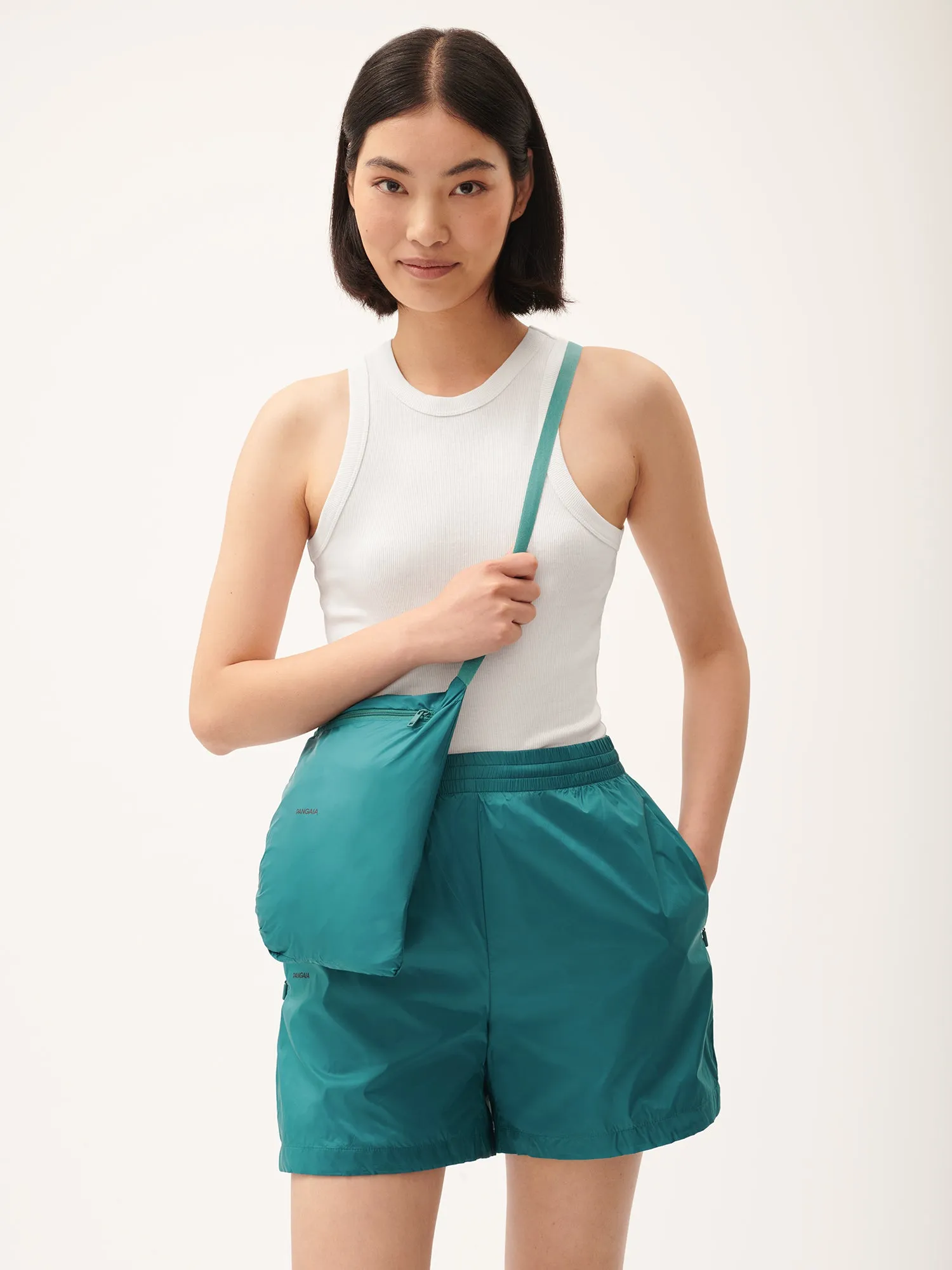 Women'S DNA Recycled Nylon Packable Jacket—scarab teal