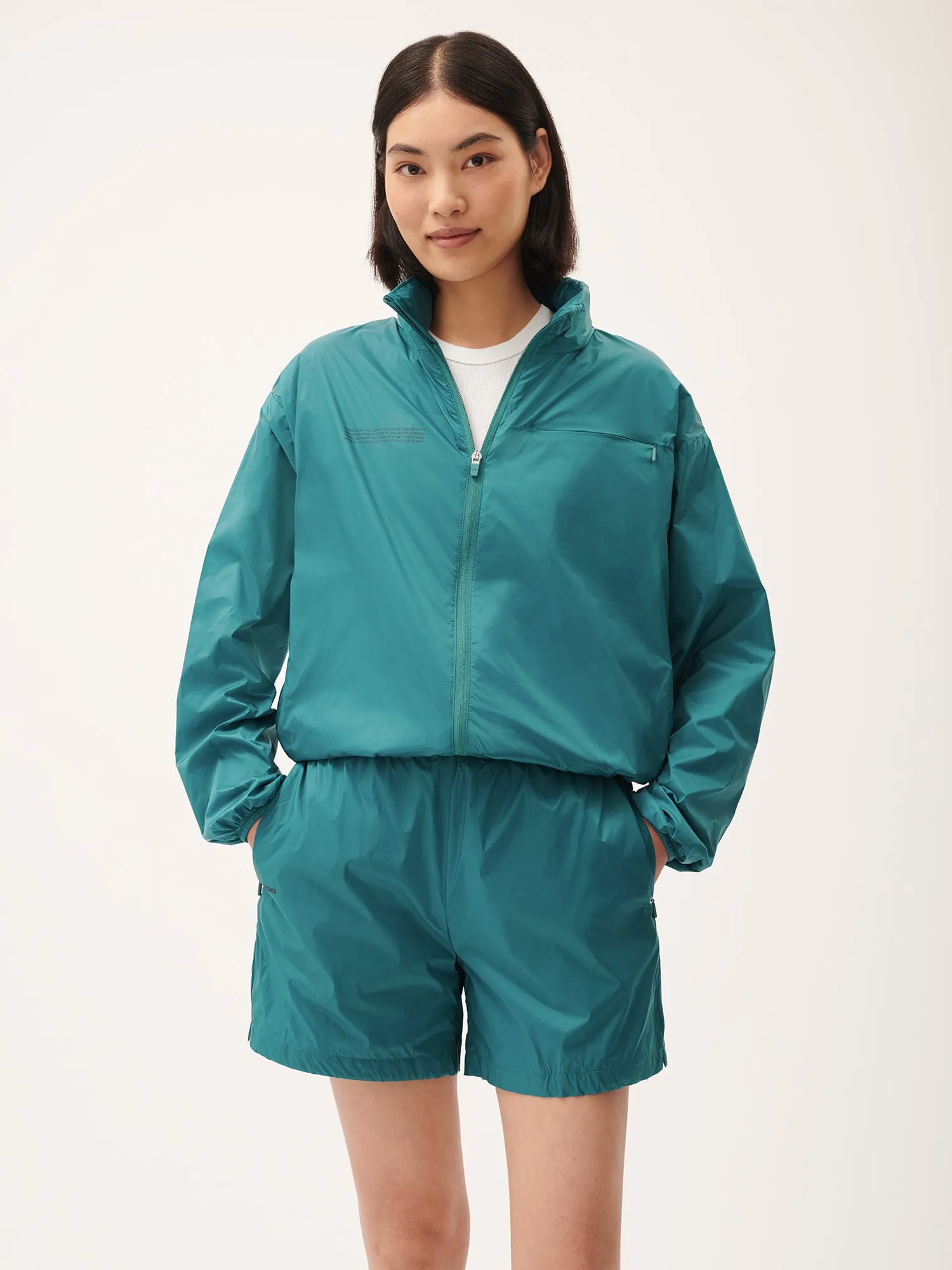 Women'S DNA Recycled Nylon Packable Jacket—scarab teal
