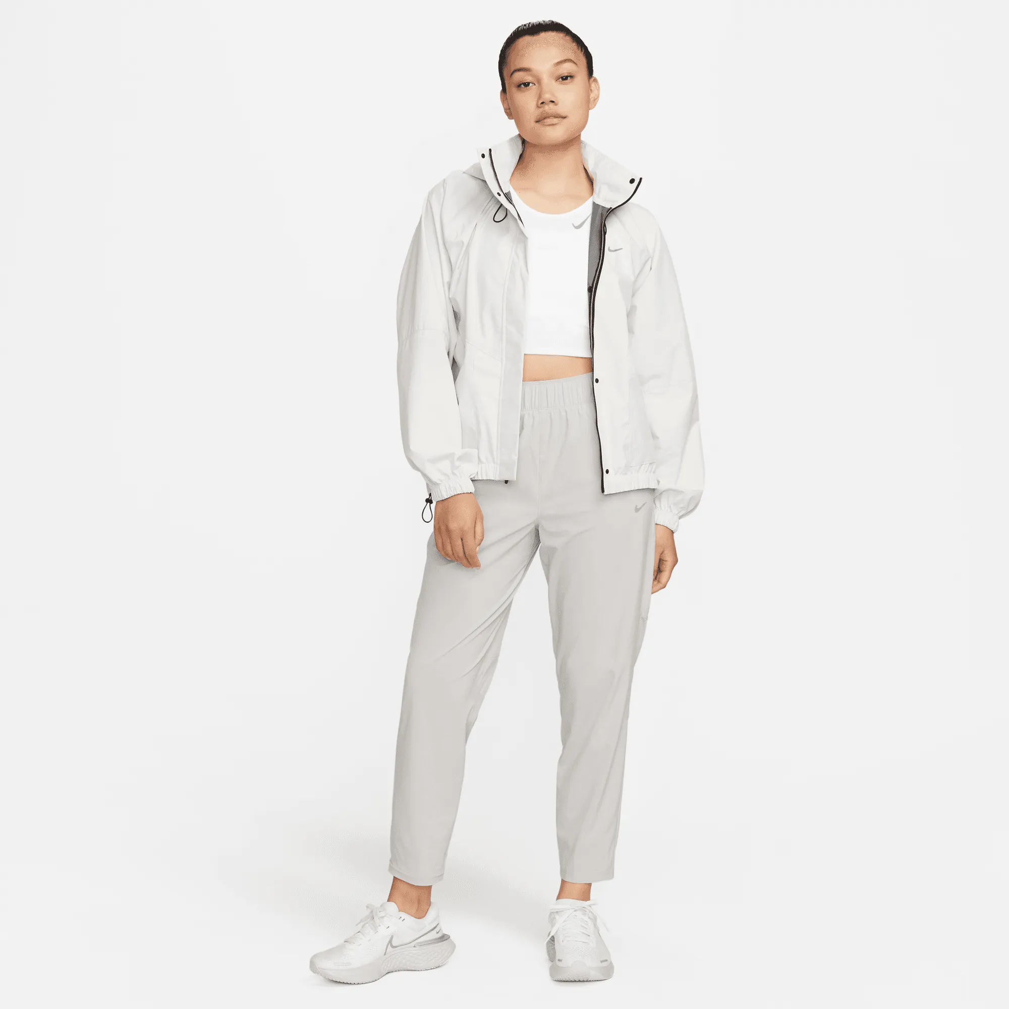 Women's Storm-FIT Swift Running Jacket (110 - Pale Ivory/Black/Reflective Silver)