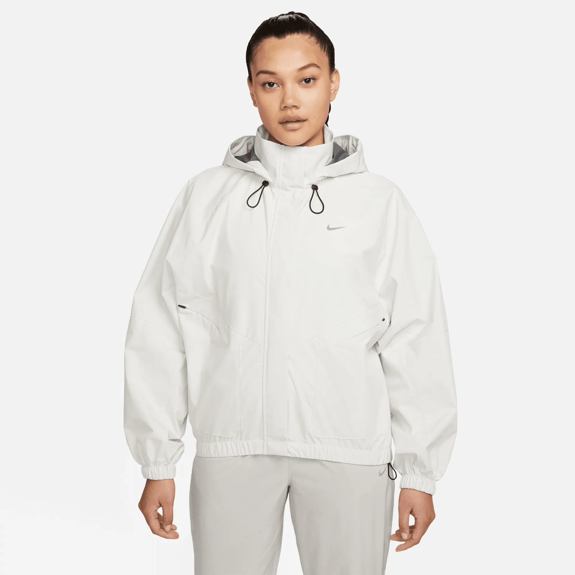 Women's Storm-FIT Swift Running Jacket (110 - Pale Ivory/Black/Reflective Silver)